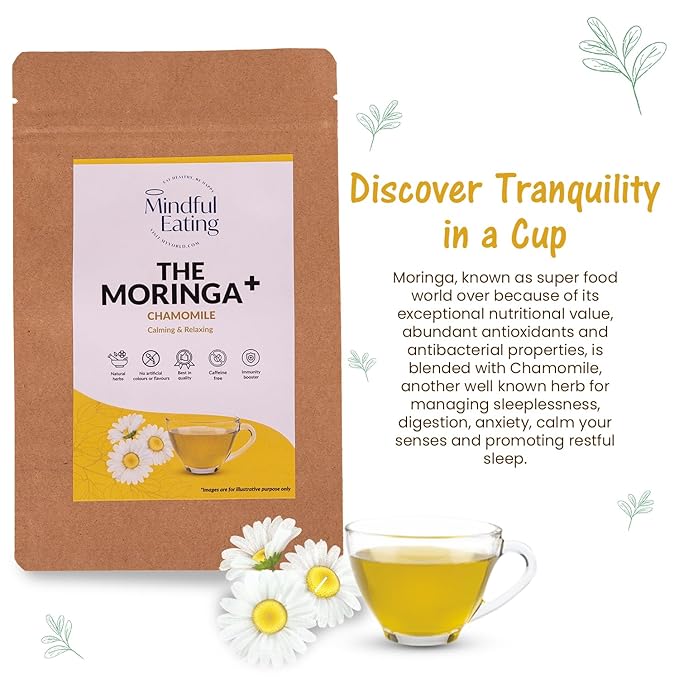 Pure Moringa Leaves Tea Blend with Chammomile