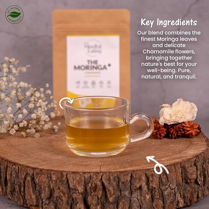 Pure Moringa Leaves Tea Blend with Chammomile