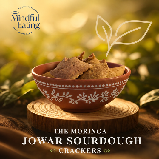 Moringa Jowar Sourdough Crackers - 130 gm