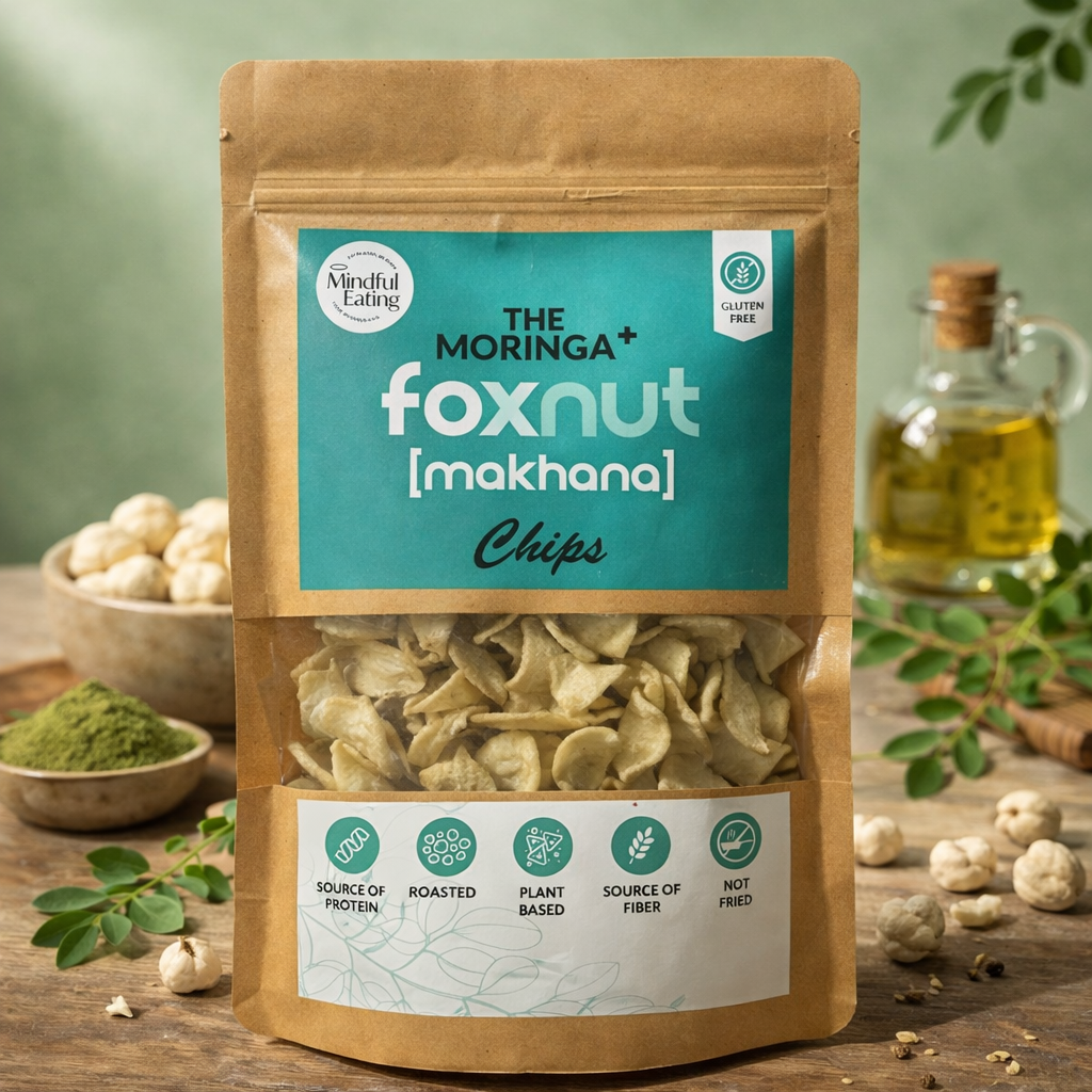Moringa Makhana (Foxnut) Chips - 130gm