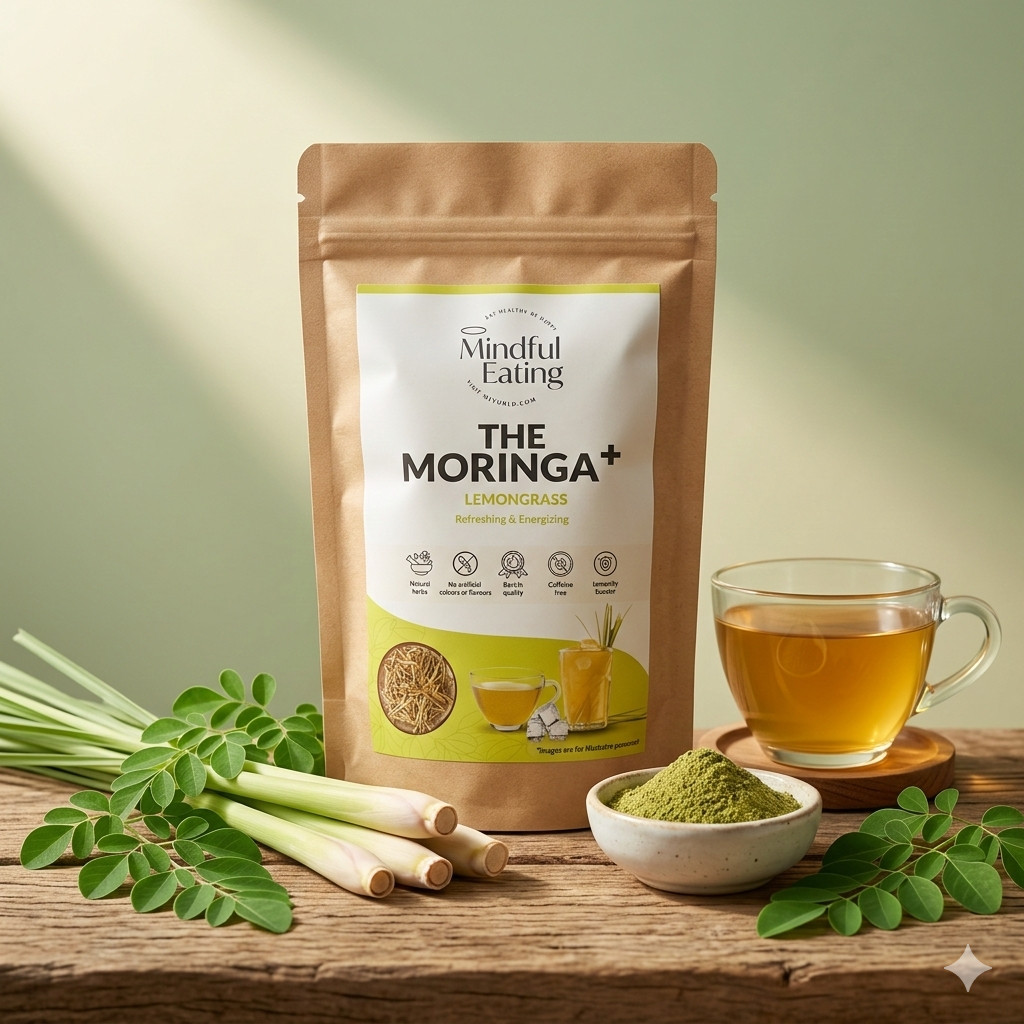 Pure Moringa Leaves Tea Blend with Lemongrass