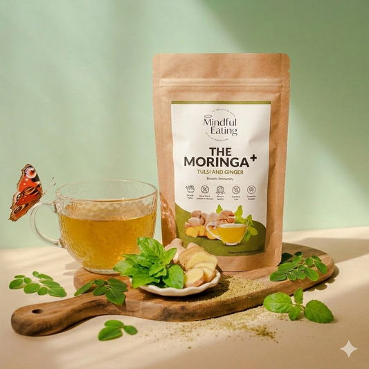 Pure Moringa Leaves Tea Blend with Tulsi & Ginger