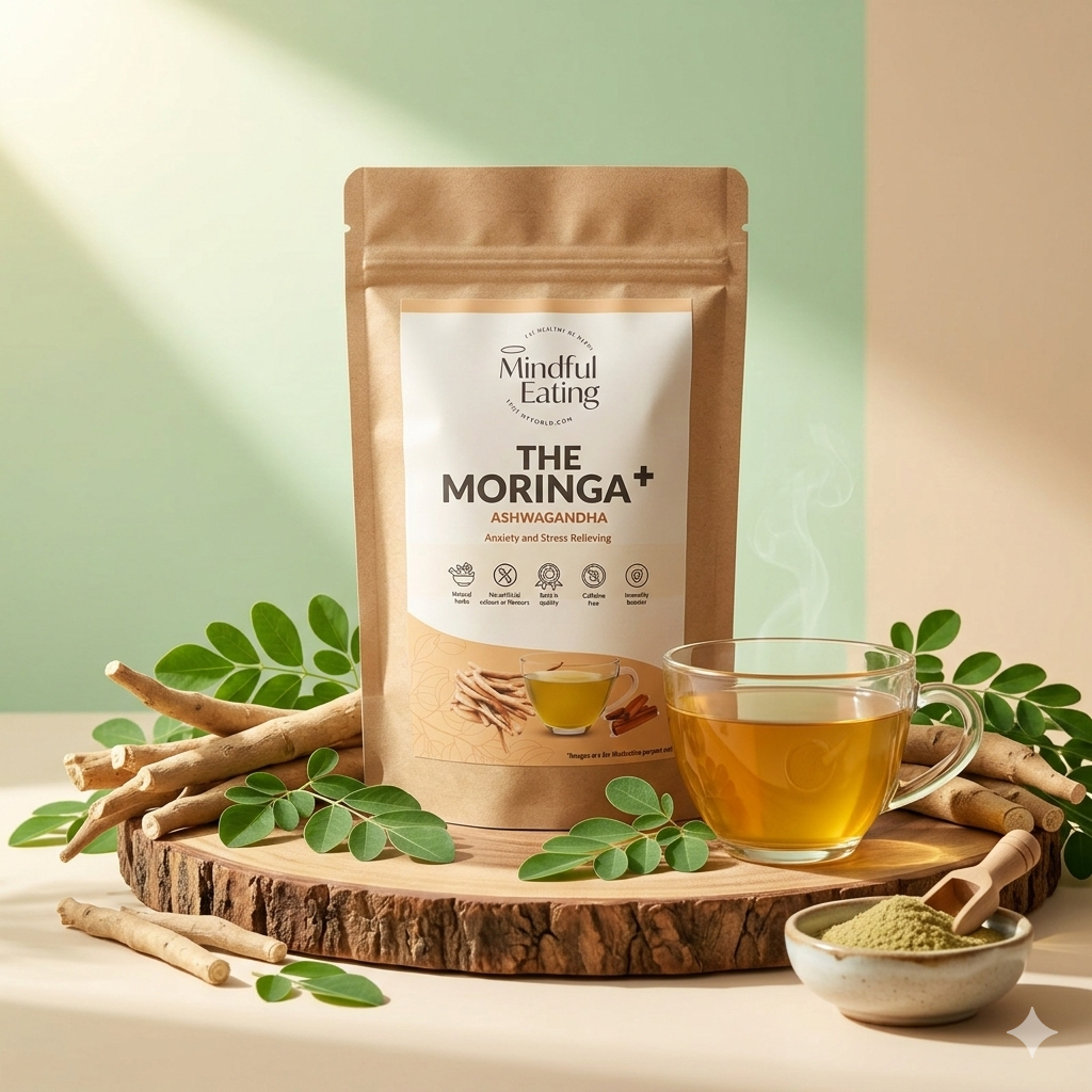 Pure Moringa Leaves Tea Blend with Ashwagandha