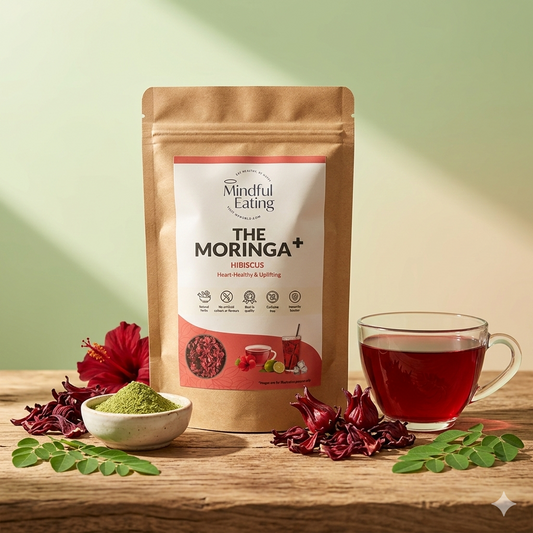 Pure Moringa Leaves Tea Blend with Hibiscus