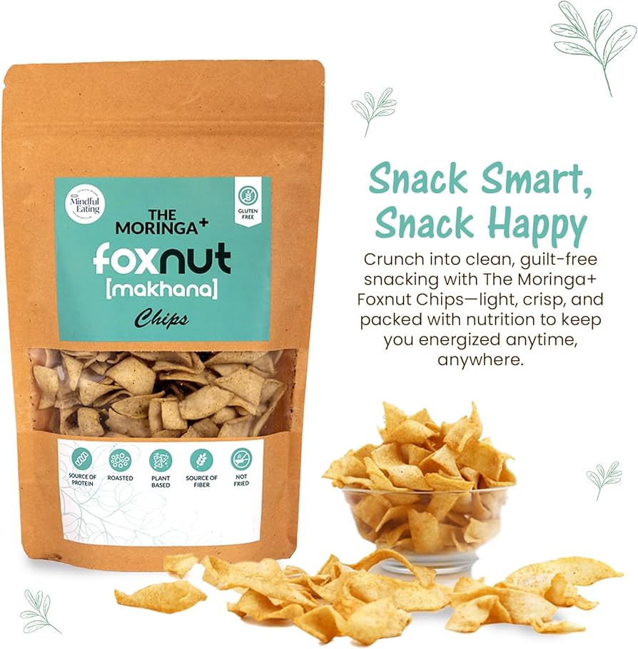 Moringa Makhana (Foxnut) Chips - 130gm