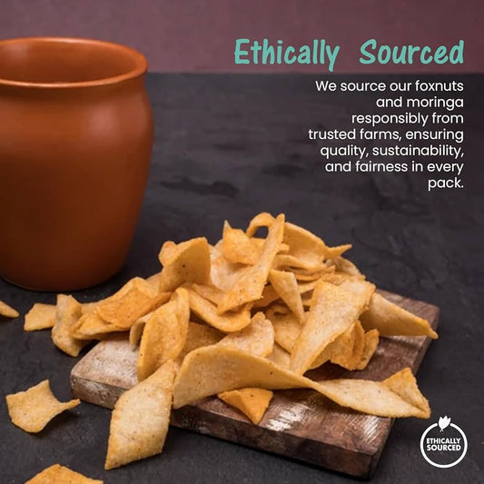 Moringa Makhana (Foxnut) Chips - 130gm