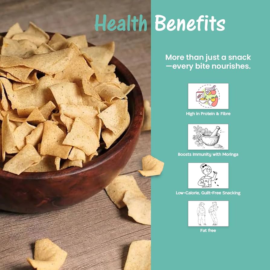 Moringa Makhana (Foxnut) Chips - 130gm