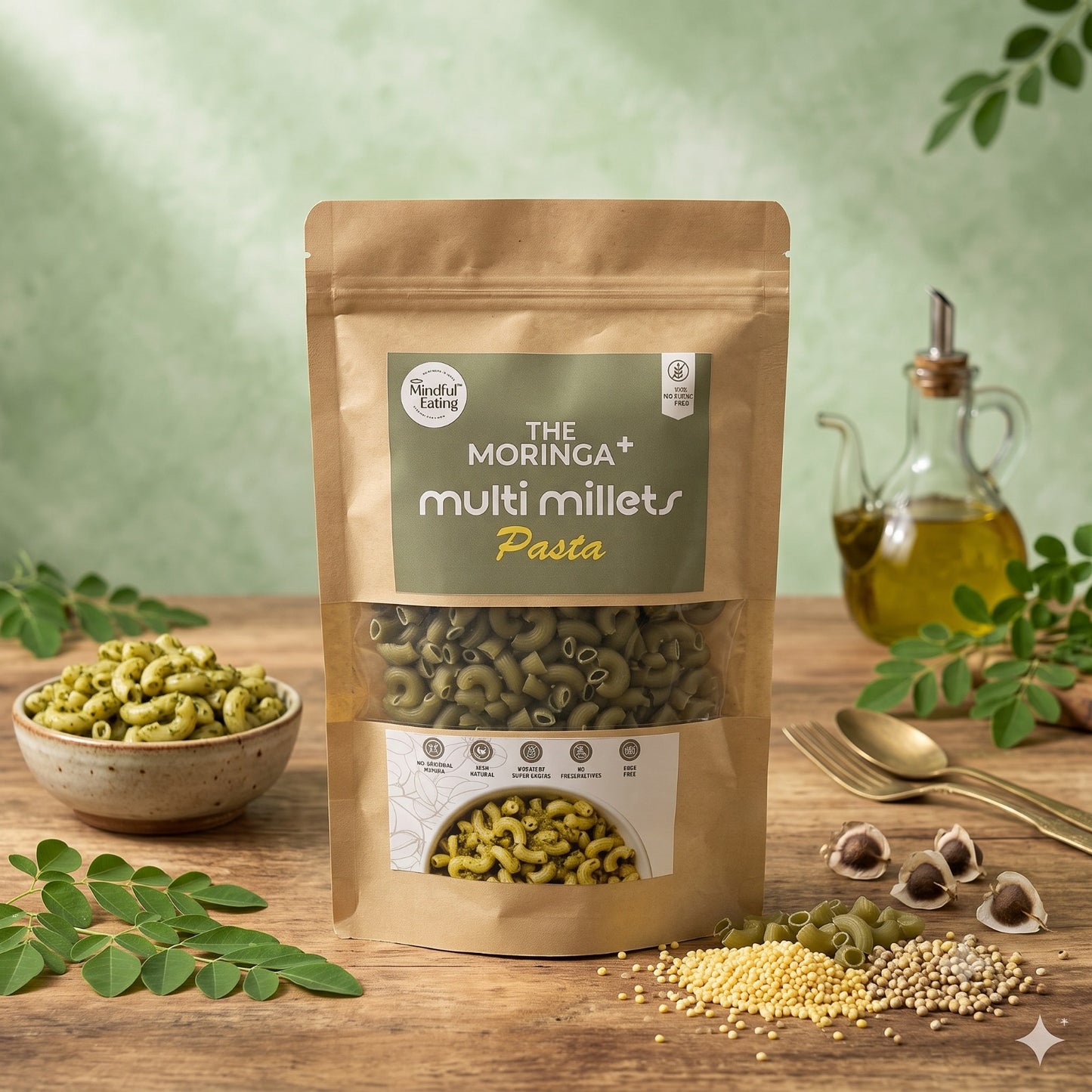 The Moringa Multi Millets Pasta - 200gm