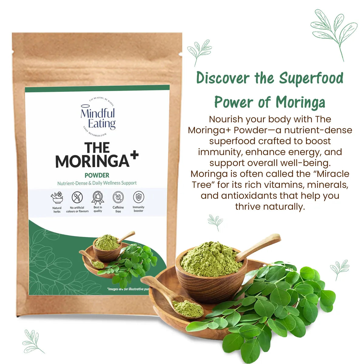 The Moringa Leaves Powder - 70gm