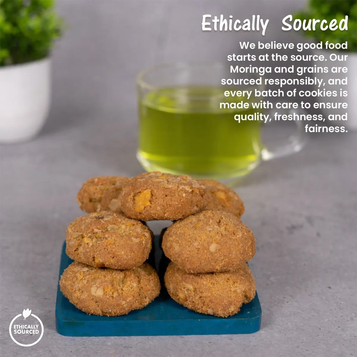 Moringa Oatmeal Cookies - 250 gm