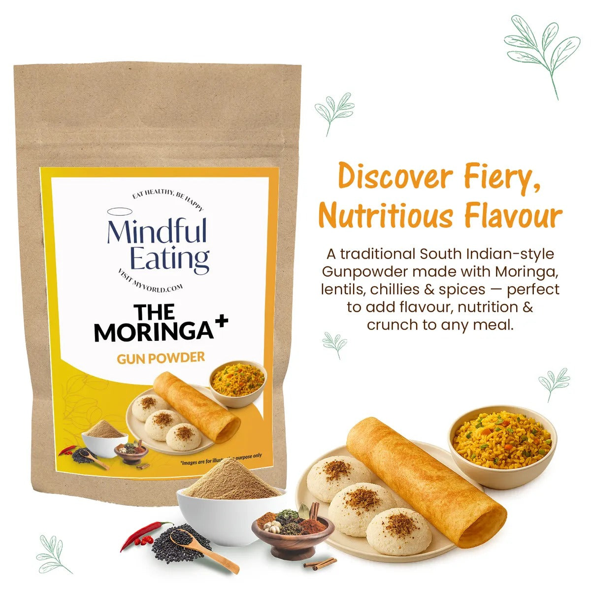 The Moringa+ Gun Powder - 90 gm