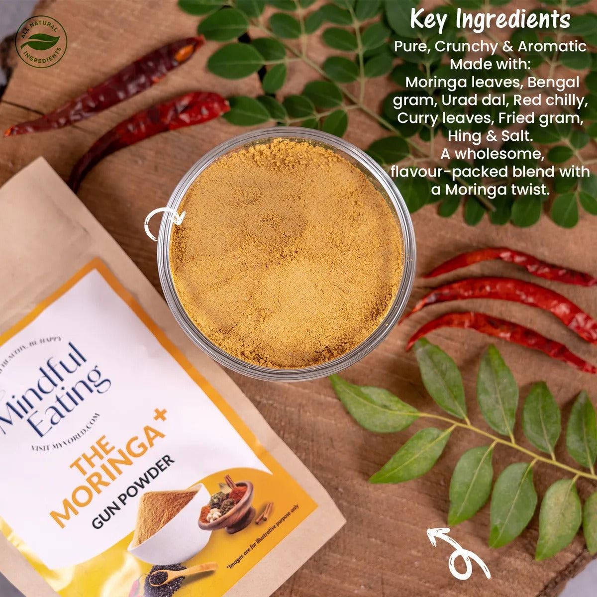 The Moringa+ Gun Powder - 90 gm