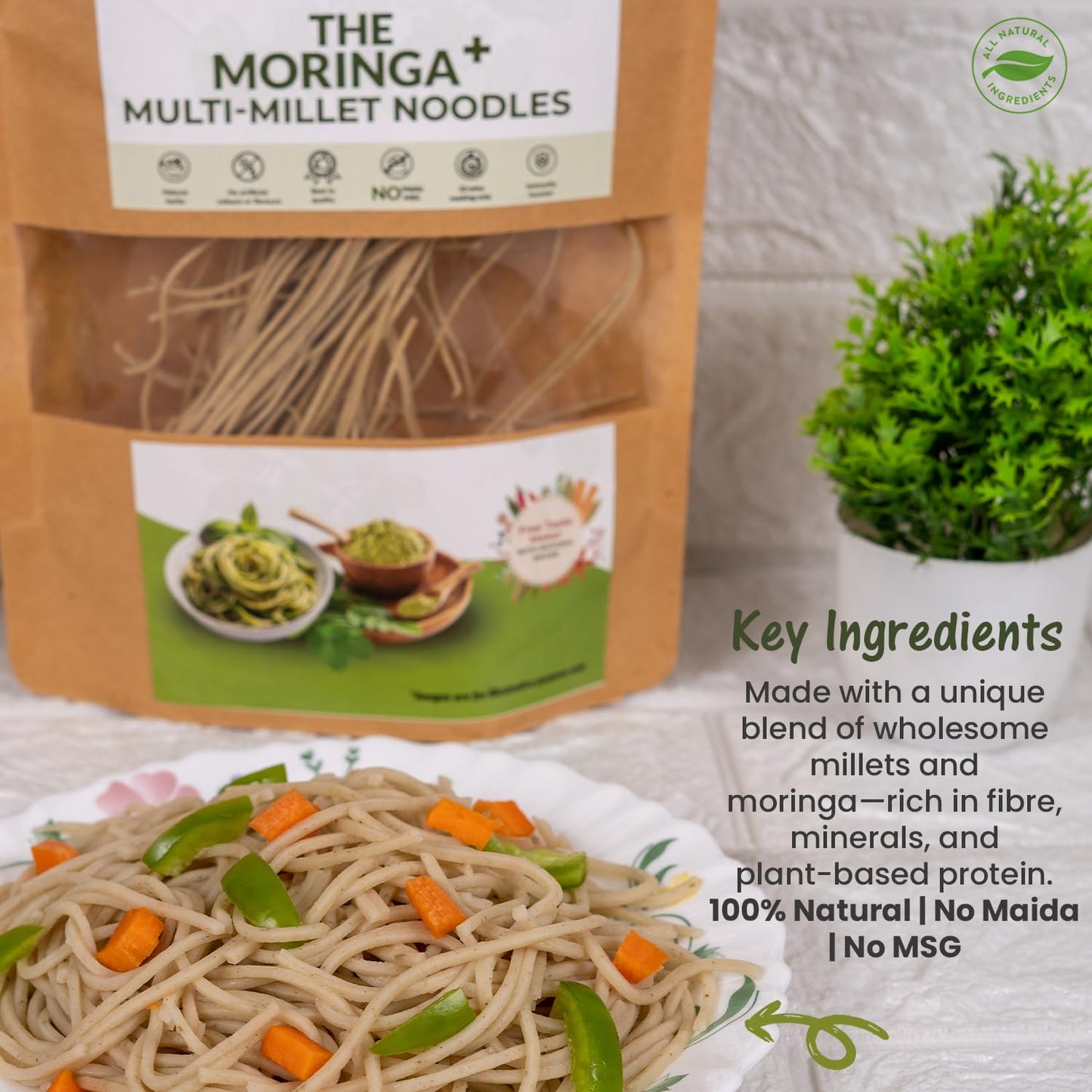 Moringa Multi Millet  Noodles - 200gm