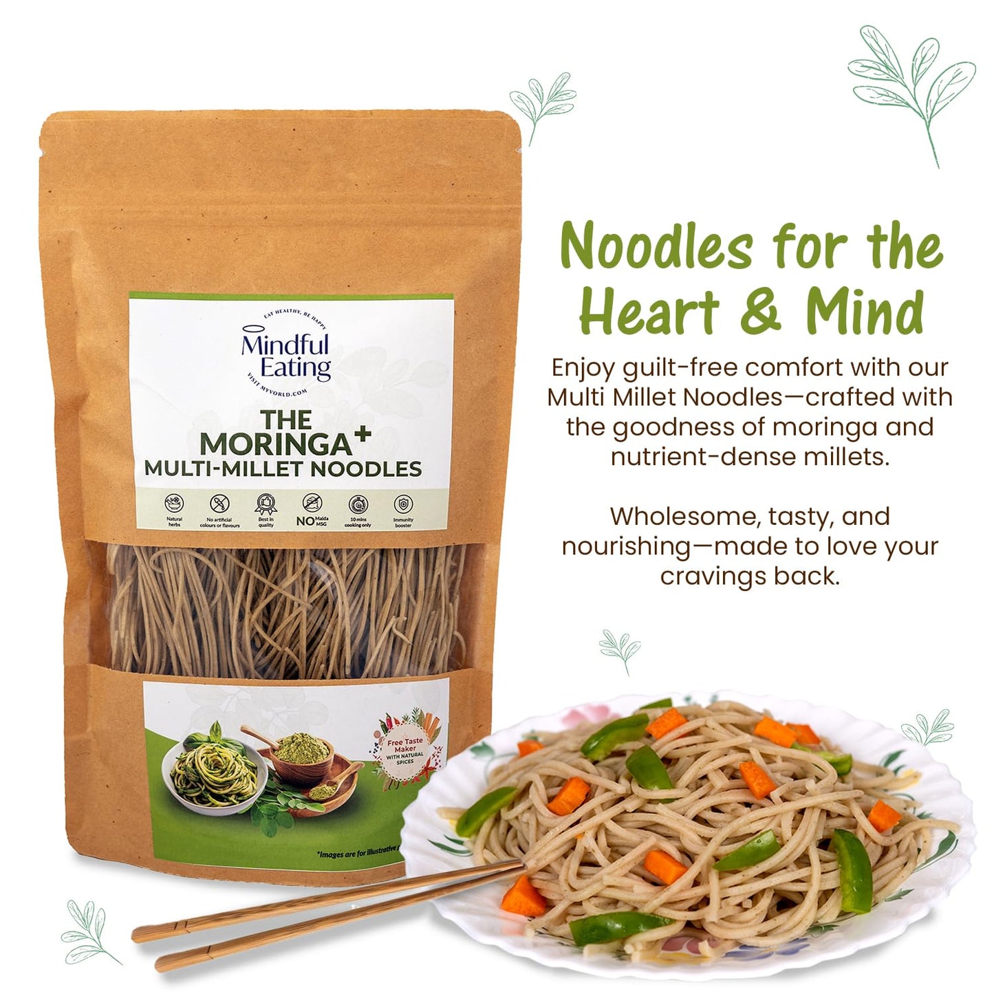 Moringa Multi Millet  Noodles - 200gm