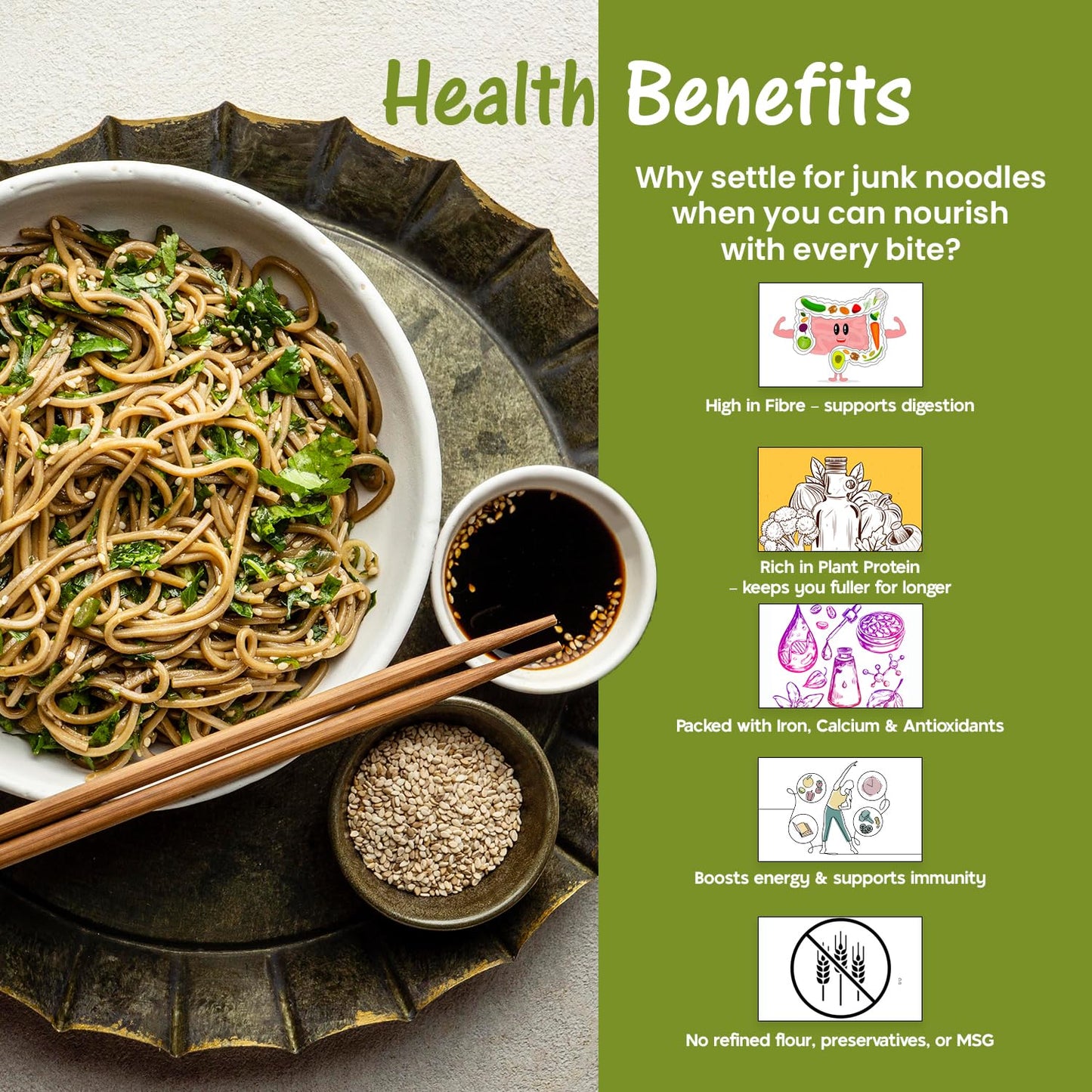 Moringa Multi Millet  Noodles - 200gm